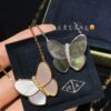 Clover Vca Butterfly Dragonflies Diamond Necklace