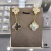 VCA Four-Leaf Clover Floral Diamond Earrings