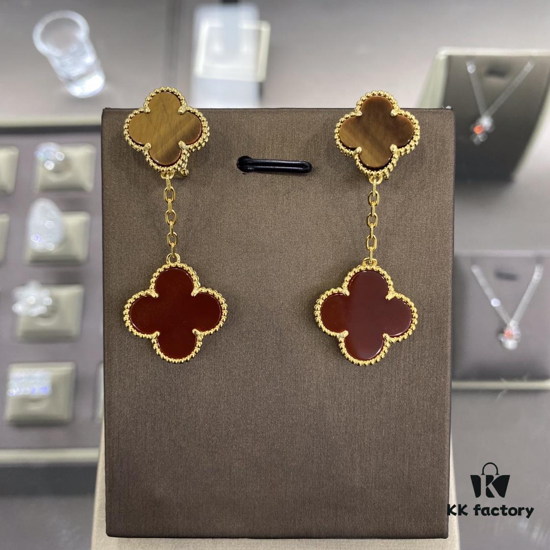 692fc27899f2d84055c884ef VCA Two-Flower Earrings