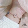 VCA Wearing Image, Classic Alhambra Five-Petal Bracelet