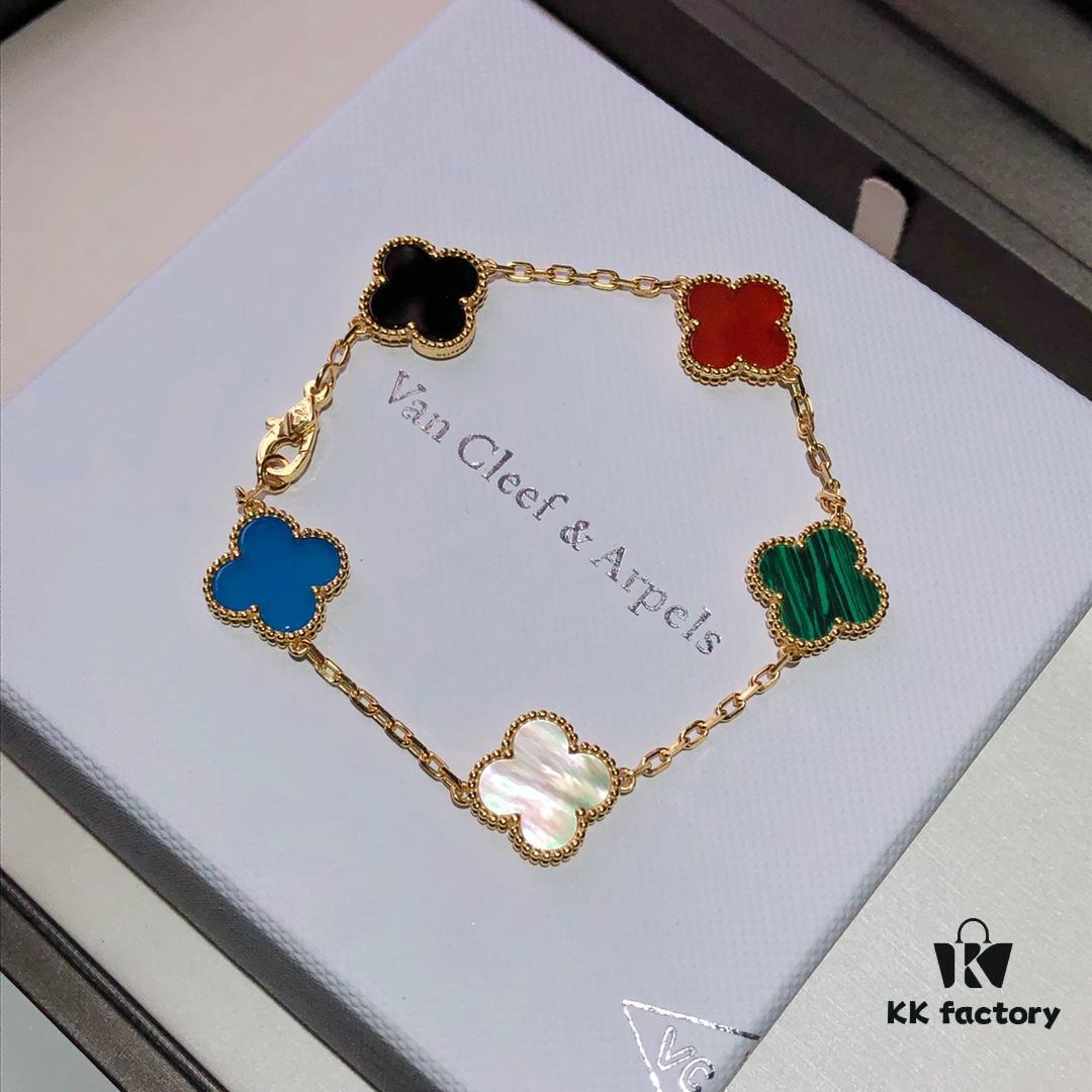 692fc28899f2d84055c884ff New Arrival Today 🆕🔥 Rainbow Bracelet in K-Yellow Gold