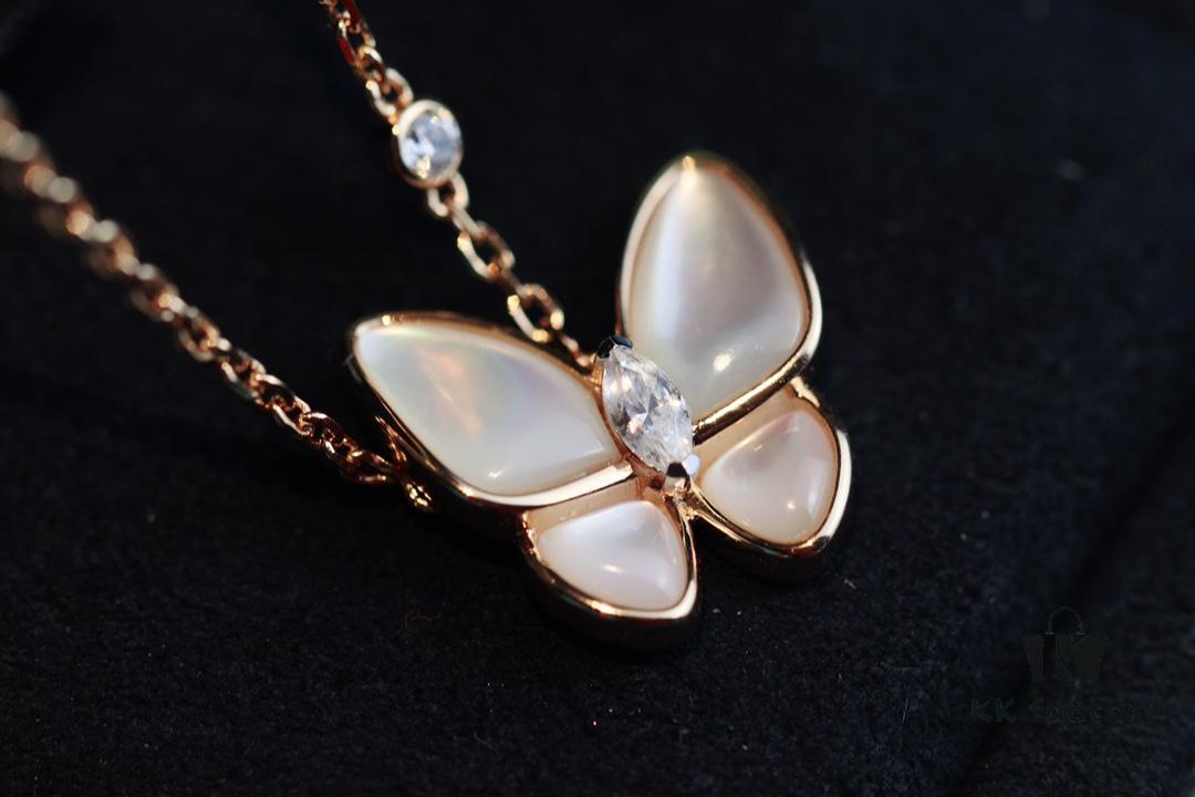 692fc2b699f2d84055c8853b FanJia Two Butterfly Series Collar Necklace ZP High-End Version
