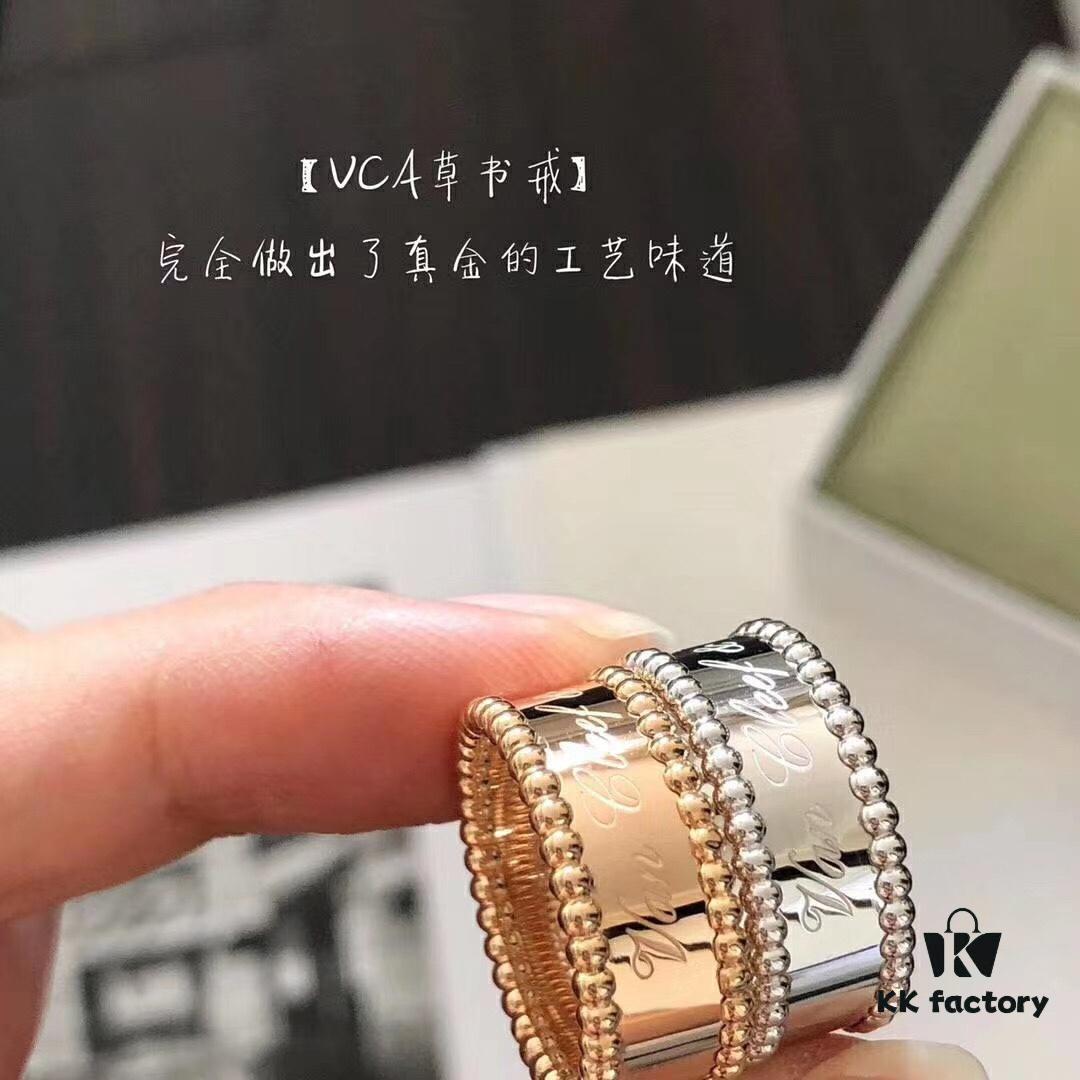 692fc2b999f2d84055c8853f Luxury Craftsmanship VCA Van Cleef & Arpels Alhambra Signature Ring with Smooth Pearl Edge - Elegant Design in Rose Gold, Gold, and Silver