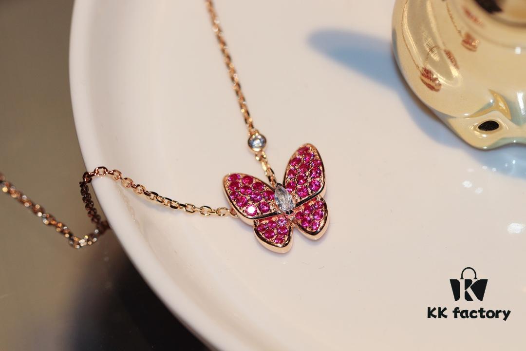 692fc2bd99f2d84055c88546 VCA Butterfly Full Diamond Necklace ZP Version 🦋