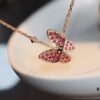 692fc2c199f2d84055c8854c VCA Butterfly Full Diamond Necklace ZP Version 🦋
