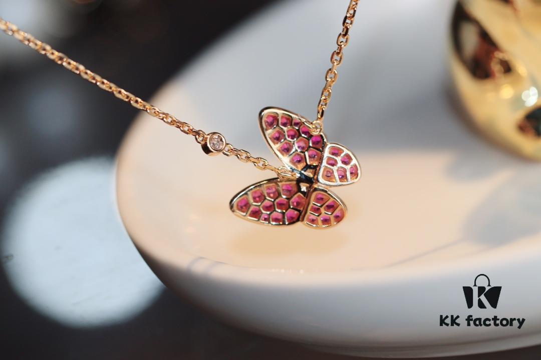 692fc2c199f2d84055c8854c VCA Butterfly Full Diamond Necklace ZP Version 🦋
