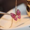 692fc2c899f2d84055c8855a VCA Butterfly Full Diamond Necklace ZP Version 🦋