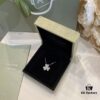 692fc2df99f2d84055c88587 VCA Clover Necklace, Delicate Feminine Style Collarbone Necklace, Silver Only, ZP Custom Edition