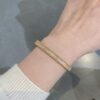 692fc2f199f2d84055c885a6 New VCA Four-Leaf Clover Perlee Beaded Bracelet, Single Row Diamond Bracelet, Classic Stacking Design, Vintage and Exquisite