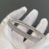 692fc2f499f2d84055c885a9 New Vca Four-Leaf Clover Perlee Beaded Bracelet, Single Row Diamond Bracelet, Classic Layering Design, Vintage and Exquisite