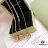 692fc2f999f2d84055c885b2 Van Cleef & Arpels-inspired Kaleidoscope Necklace, Custom Plated 18K Gold with Zirconia, Italian Imported Chain, Three Color Options Available