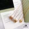 692fc2fa99f2d84055c885b5 Van Cleef & Arpels-inspired Kaleidoscope Necklace, Custom Plated 18K Gold with Zirconia, Italian Imported Chain, Three Color Options Available