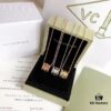 692fc2fb99f2d84055c885b7 Van Cleef & Arpels-inspired Kaleidoscope Necklace, Custom Plated 18K Gold with Zirconia, Italian Imported Chain, Three Color Options Available