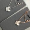 692fc30b99f2d84055c885cd VCA 3D Butterfly White Mother-of-Pearl Pendant Necklace, Classic Jewelry-Grade Design