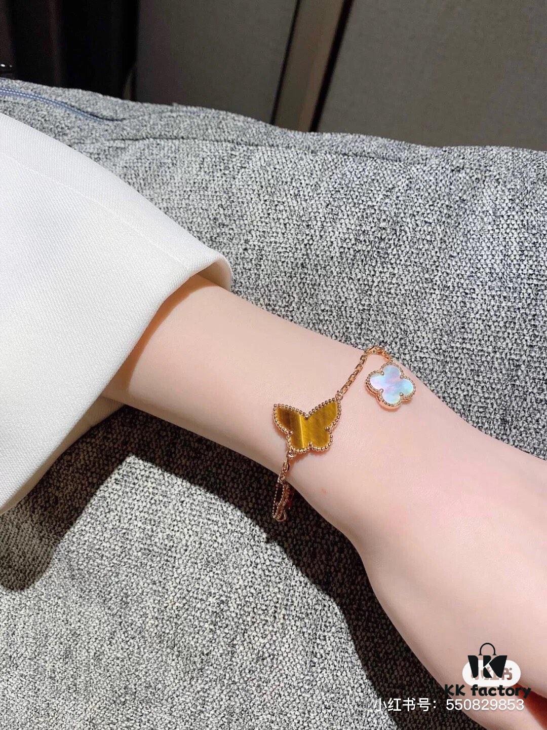 692fc31699f2d84055c885d9 Lucky Bracelet with Clover, Leaf, Heart, and Butterfly Charms