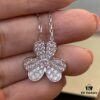692fc31799f2d84055c885da VCA Clover Necklace, Delicate Feminine Style Collarbone Necklace, Silver Only, ZP Custom Edition