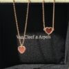 692fc32799f2d84055c885f4 Rose Gold Combo: Red Carnelian Heart Bracelet and Necklace