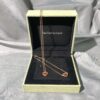 692fc32a99f2d84055c885f8 Rose Gold Combo: Red Carnelian Heart Bracelet and Necklace