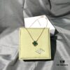 692fc32c99f2d84055c885fb Necklace · Rose Gold Set: Malachite Clover / Tiger's Eye Clover / White Mother of Pearl Clover
