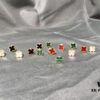 Mini Stud Earrings · Gold/Rose Gold