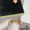 692fc34799f2d84055c88628 New Arrival V Gold High Version Rhodonite VCA Clover Stud Earrings