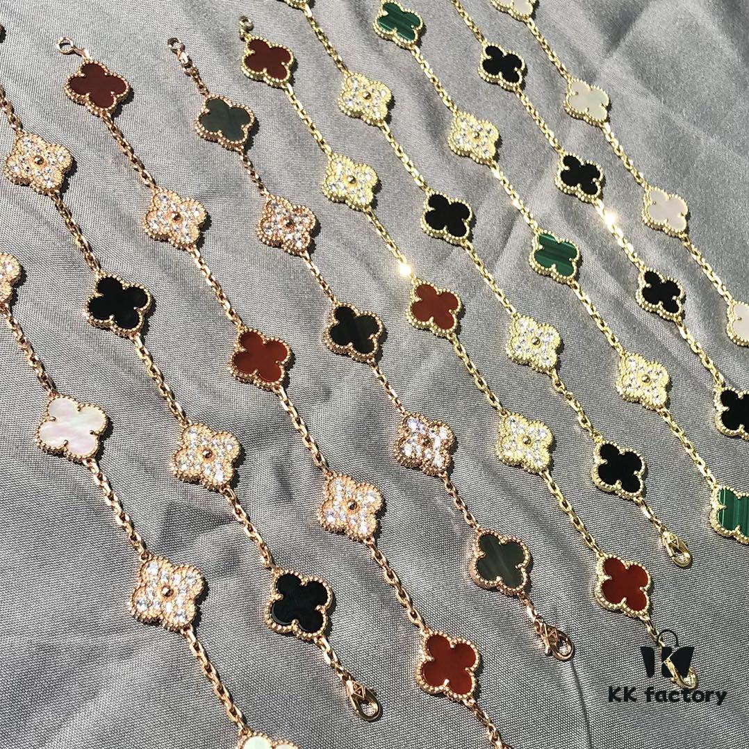 Classic Alhambra Lucky Four-Leaf Clover Bracelet Collection