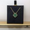 Medium Clover Necklace Collection - Diamond-Paved Top-Quality Sterling Silver 18K Gold Plated
