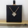 692fc36d99f2d84055c8865f Medium Four-Leaf Clover Necklace Collection - Diamond-Paved Top-Quality Sterling Silver 18K Gold Plated