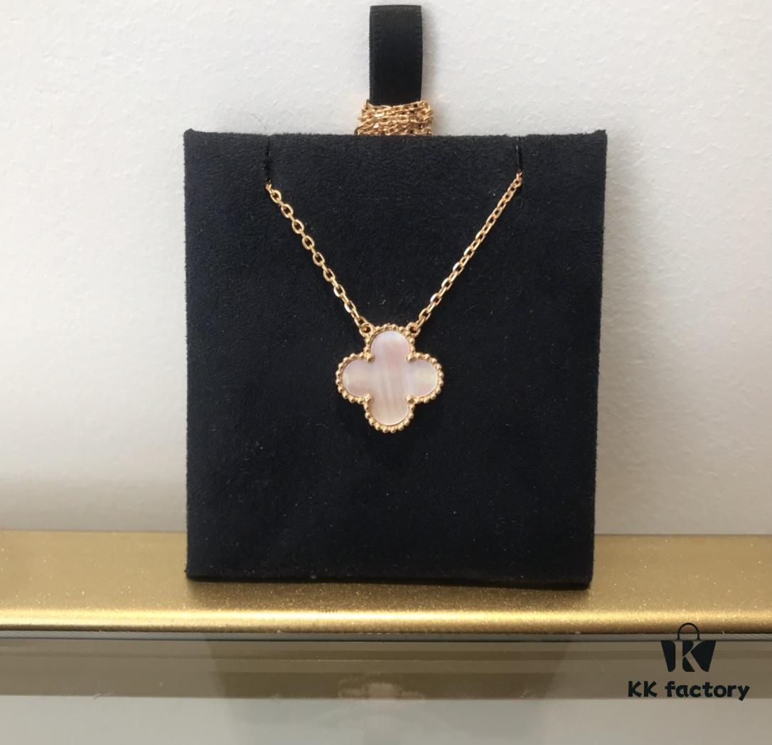 692fc36e99f2d84055c88662 Medium Four-Leaf Clover Necklace Collection - Diamond-Paved Top-Quality Sterling Silver 18K Gold Plated