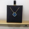 692fc37099f2d84055c88664 Medium Four-Leaf Clover Necklace Collection - Diamond-Paved Top-Quality Sterling Silver 18K Gold Plated