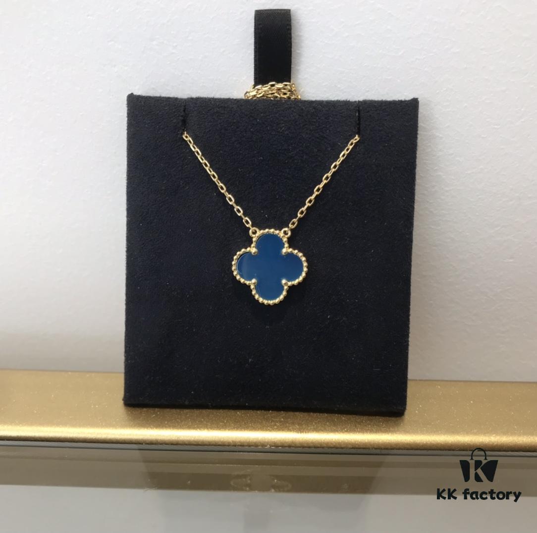 692fc37099f2d84055c88664 Medium Four-Leaf Clover Necklace Collection - Diamond-Paved Top-Quality Sterling Silver 18K Gold Plated