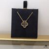 692fc37299f2d84055c88668 Medium Four-Leaf Clover Necklace Collection - Diamond-Paved Top-Quality Sterling Silver 18K Gold Plated