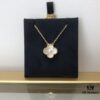 692fc37499f2d84055c8866c Medium Four-Leaf Clover Necklace Collection - Diamond-Paved Top-Quality Sterling Silver 18K Gold Plated