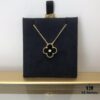 692fc37499f2d84055c8866e Medium Four-Leaf Clover Necklace Collection - Diamond-Paved Top-Quality Sterling Silver 18K Gold Plated