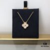 692fc37599f2d84055c8866f Medium Four-Leaf Clover Necklace Collection - Diamond-Paved Top-Quality Sterling Silver 18K Gold Plated