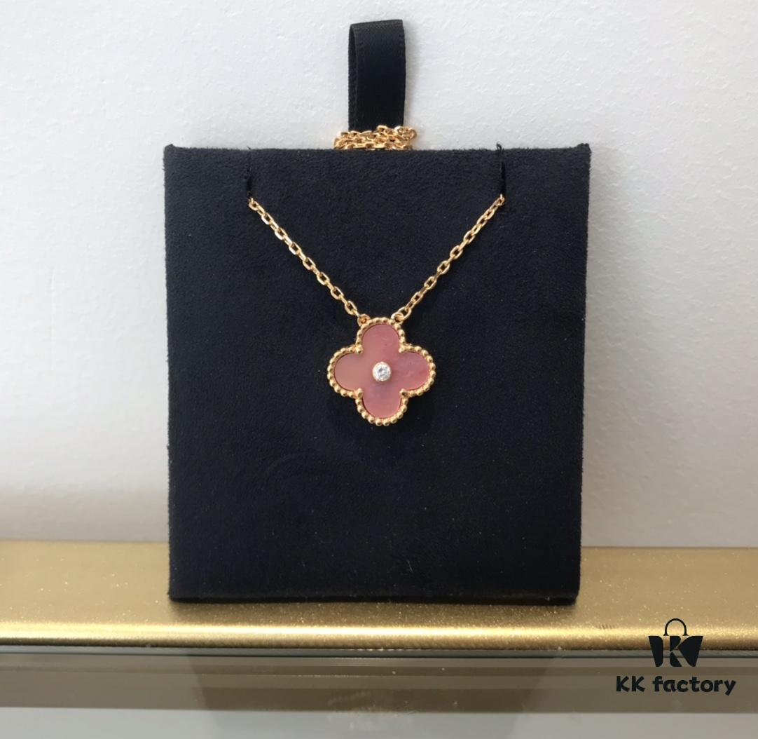 692fc37599f2d84055c88670 Medium Four-Leaf Clover Necklace Collection - Diamond-Paved Top-Quality Sterling Silver 18K Gold Plated