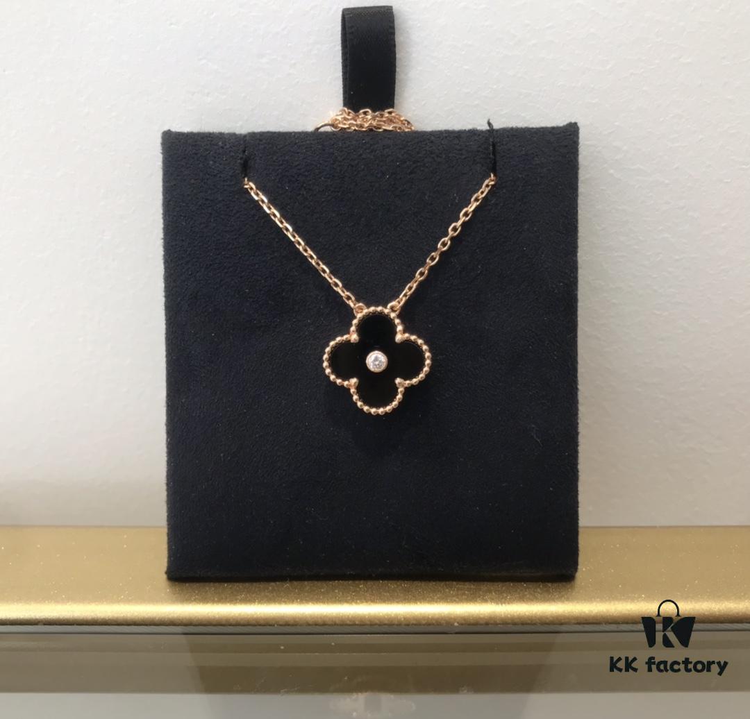 692fc37799f2d84055c88672 Medium Four-Leaf Clover Necklace Collection - Diamond-Paved Top-Quality Sterling Silver 18K Gold Plated