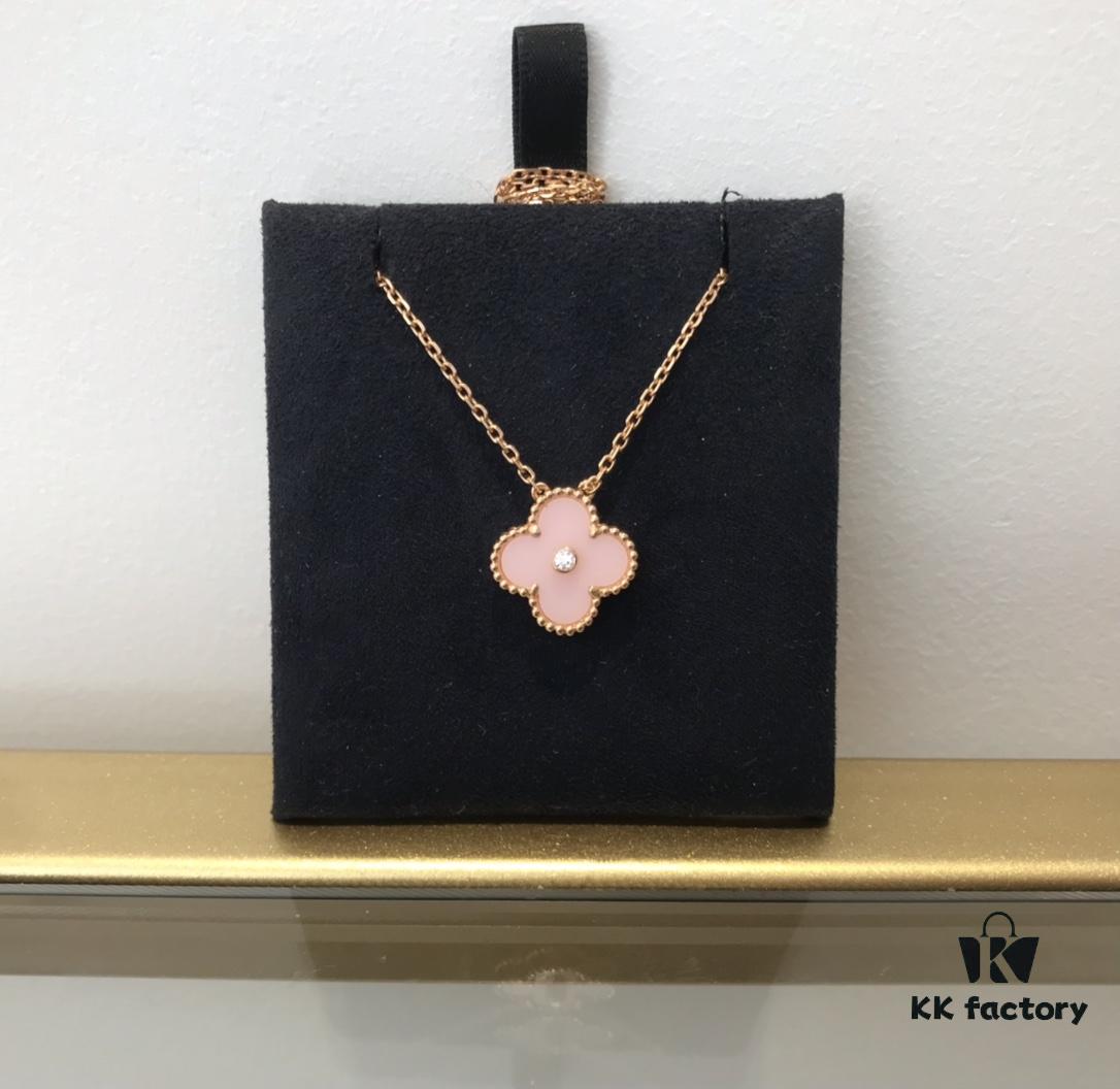 692fc37a99f2d84055c88678 Medium Four-Leaf Clover Necklace Collection - Diamond-Paved Top-Quality Sterling Silver 18K Gold Plated