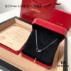 692fc37b99f2d84055c8867a Custom Crafted ZP Jewelry, Real Gold and Diamonds, Cartier Love Series Necklace in Premium Silver Version with Packaging