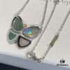 692fc39199f2d84055c8869a VCA Large Butterfly Necklace, Exquisitely Crafted with Mother-of-Pearl and Hand-Set Diamonds