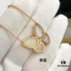 692fc39699f2d84055c886a0 VCA Large Butterfly Necklace, Exquisitely Crafted with Mother-of-Pearl and Hand-Set Diamonds