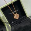 Chunky Chain with CNC Buckle, V Gold Plated Mi Gold, VCA Clover Natural Pink Shell Necklace