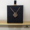 692fc3ae99f2d84055c886ba Medium Four-Leaf Clover Necklace Collection - Diamond-Paved Top-Quality Sterling Silver 18K Gold Plated