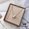 692fc3c599f2d84055c886e0 Classic Bestseller Bvlgari B.Zero1 Series Rose Gold and White Ceramic Necklace