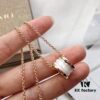 692fc3c899f2d84055c886e7 Classic Bestseller Bvlgari B.Zero1 Series Rose Gold and White Ceramic Necklace