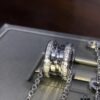 692fc3d299f2d84055c886f8 BVLGARI Bulgari Spring Ring Full Diamond Necklace - High-End CNC Precision Craftsmanship, 1:1 Fine Workmanship, Available in White Gold and Rose Gold
