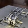 692fc3d799f2d84055c88707 BVLGARI Bulgari Spring Ring Full Diamond Necklace - High-End CNC Precision Craftsmanship, 1:1 Fine Workmanship, Available in White Gold and Rose Gold