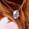 692fc3d899f2d84055c88708 Bulgari BVLGARI 2018 Red Agate and White Agate Diamond-Paved Snake Bone Pendant Necklace