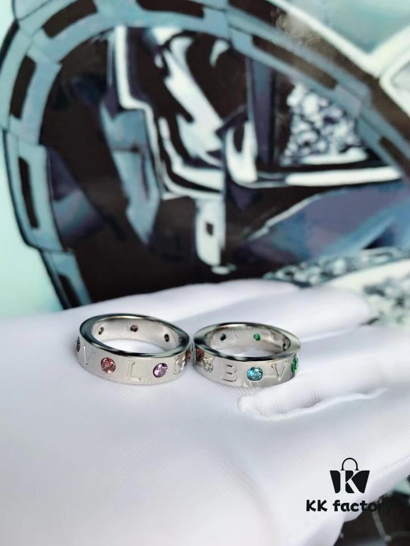 692fc3de99f2d84055c88715 Bvlgari Amethyst and Pink Green Crystal and Blue Tourmaline Ring, High Version