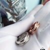692fc3e799f2d84055c88728 BVLGARI New CNC-Paved Diamond Carved Ring in White and Rose Gold